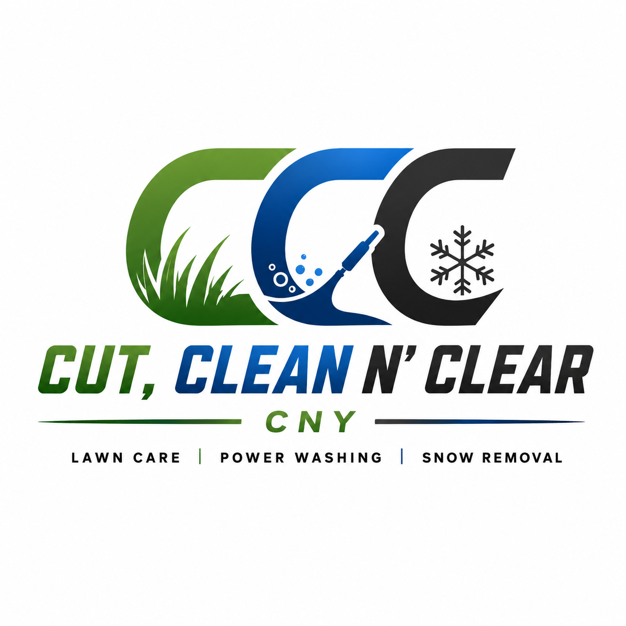 Cut, Clean N' Clear CNY Logo